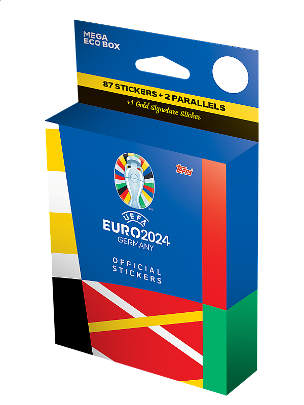 UEFA Euro 2024 Stickers Mega Eco Box